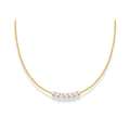 Cadena con seis perlas