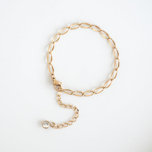 Pulsera eslabones irregulares