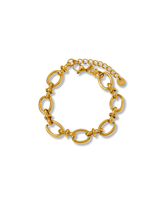 Pulsera eslabones redondos grandes