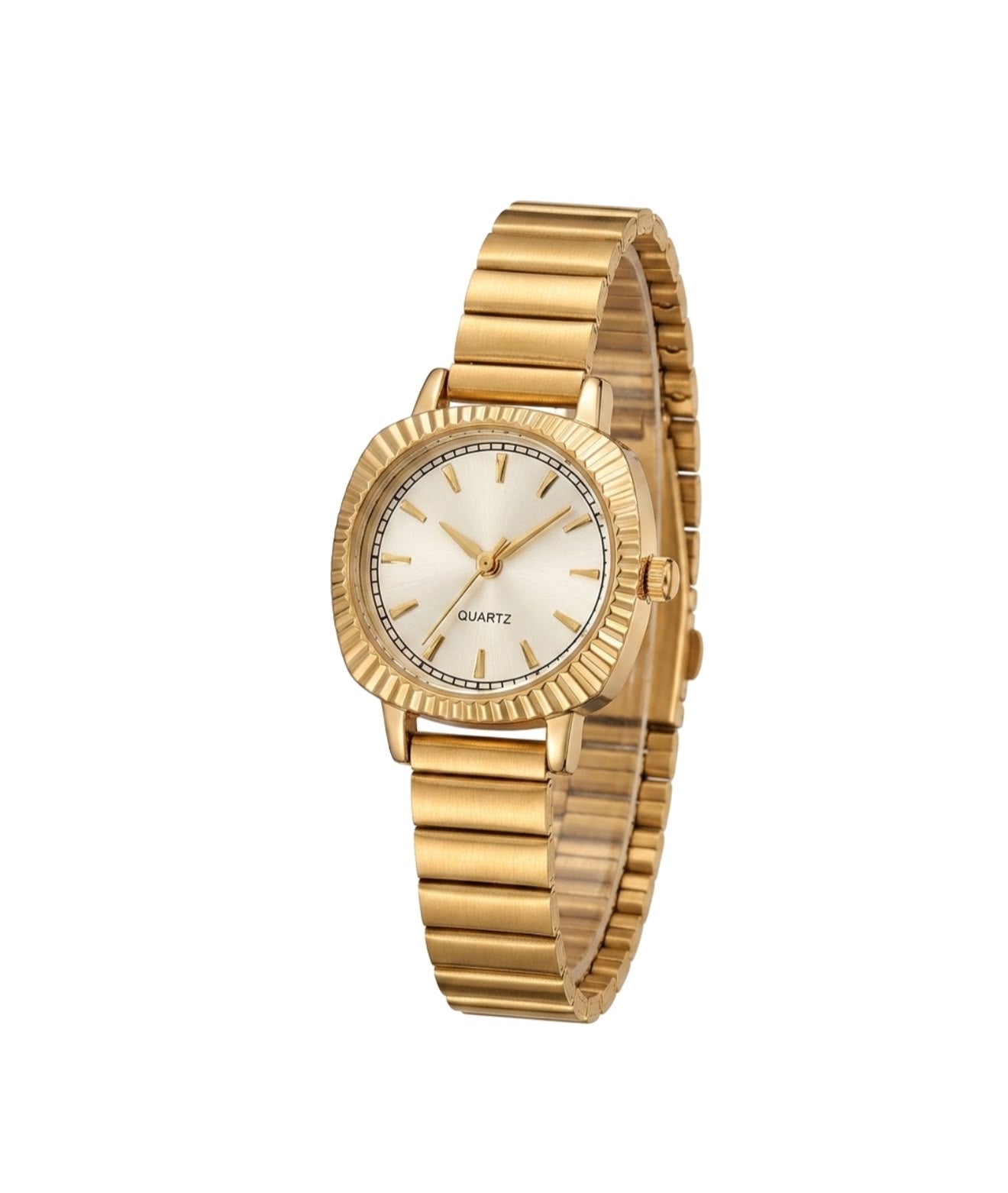 Reloj pequeño dorado