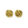 Aretes redondos con textura