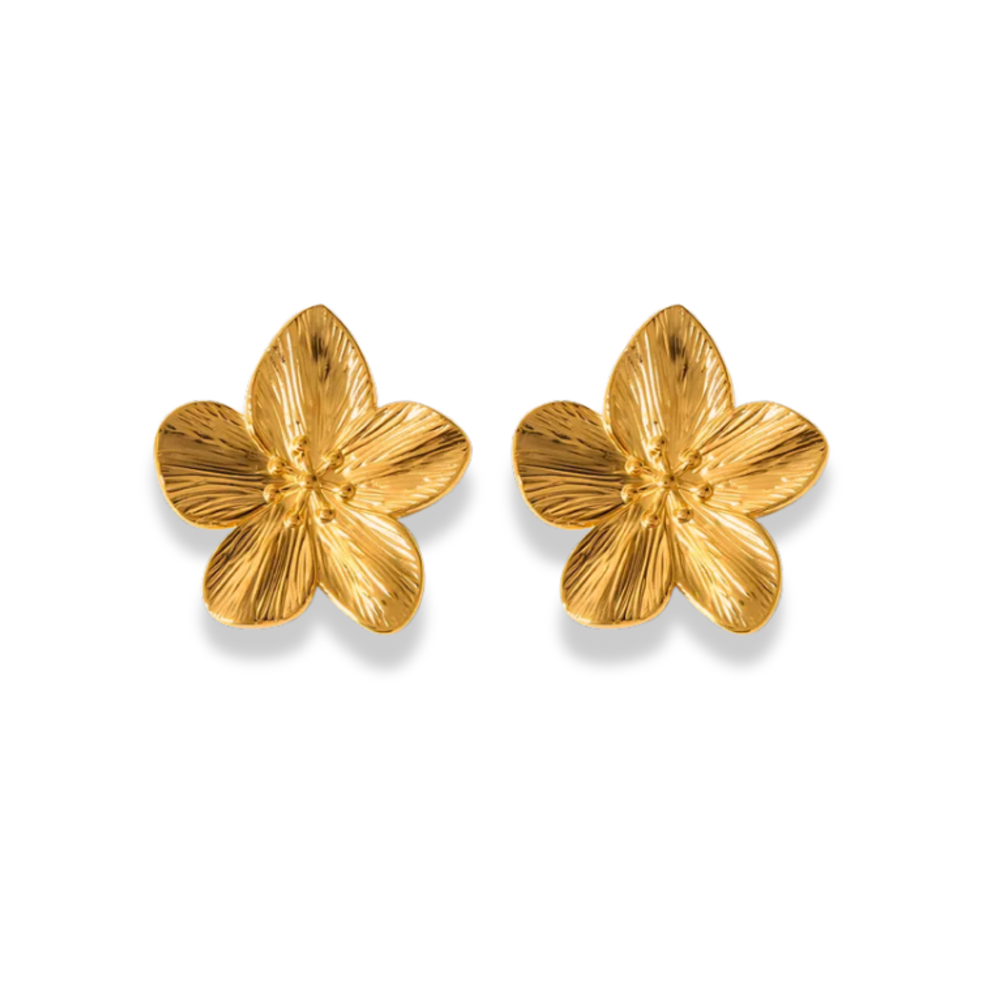 Aretes flor tropical