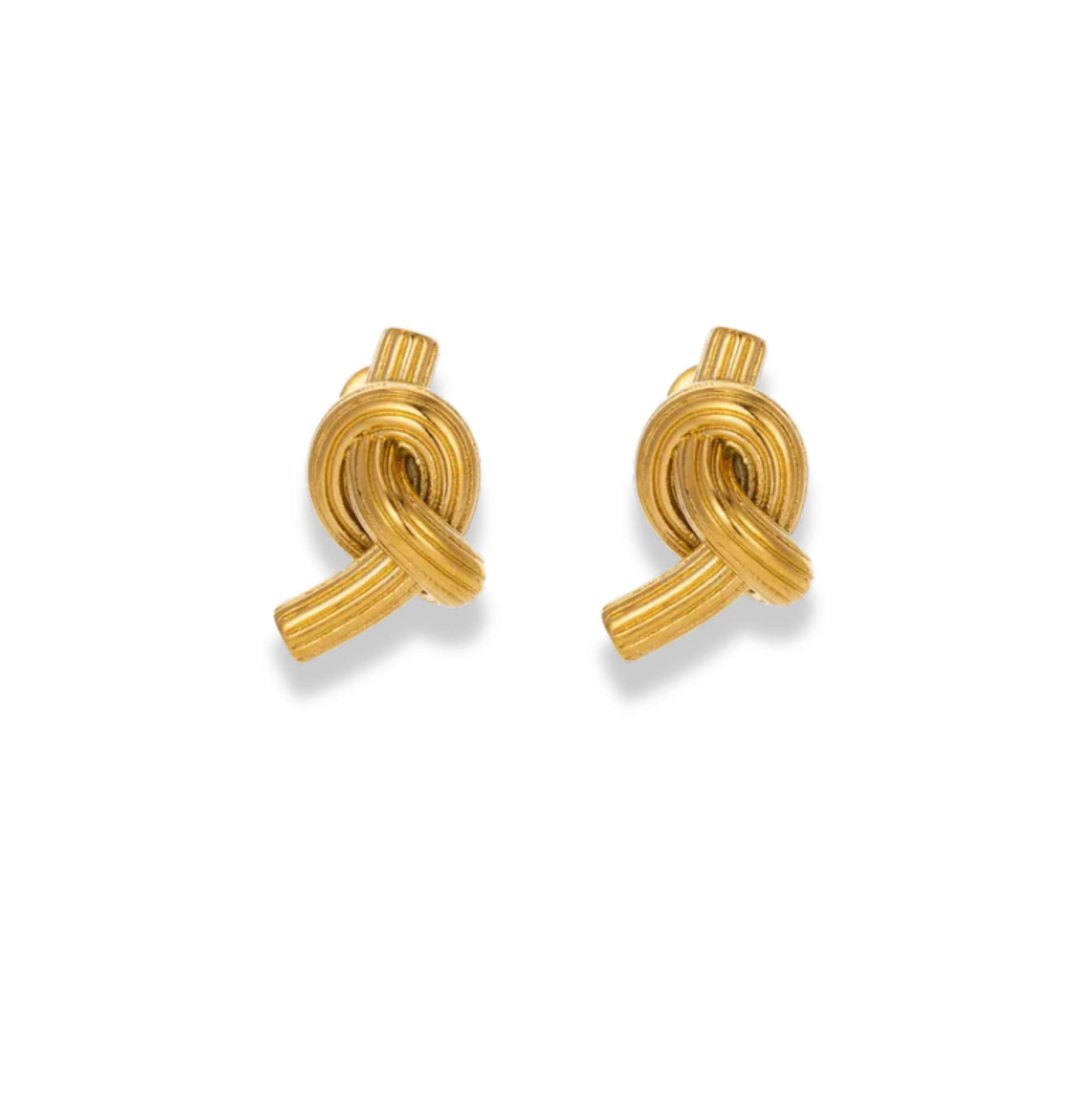 Aretes chunky nudo
