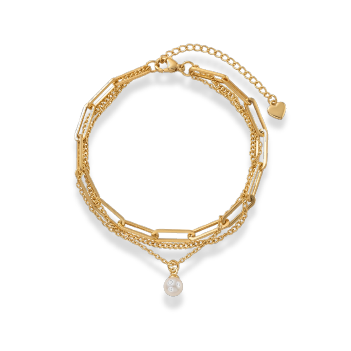Pulsera doble con zirconia