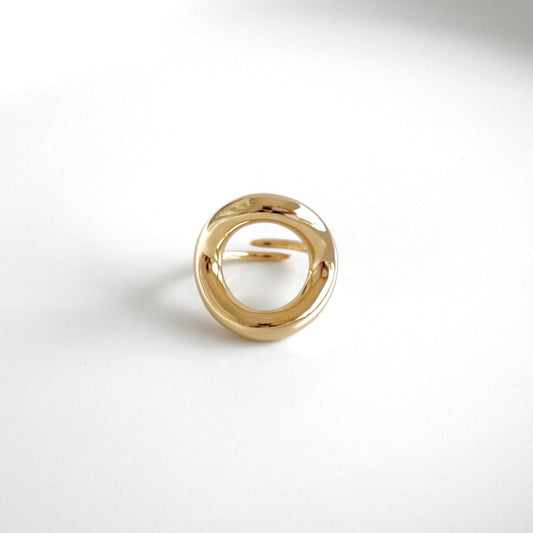 Anillo circulo chunky jumbo