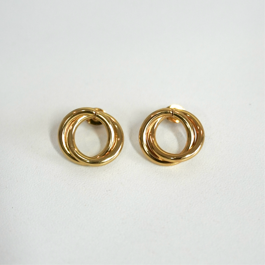 Aretes pegados circulares