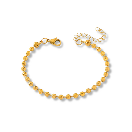 Pulsera de bolitas separadas