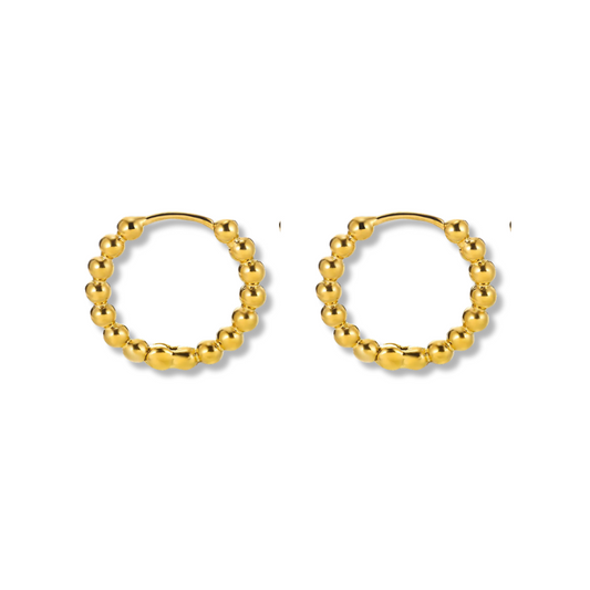 Hoops mini de bolitas