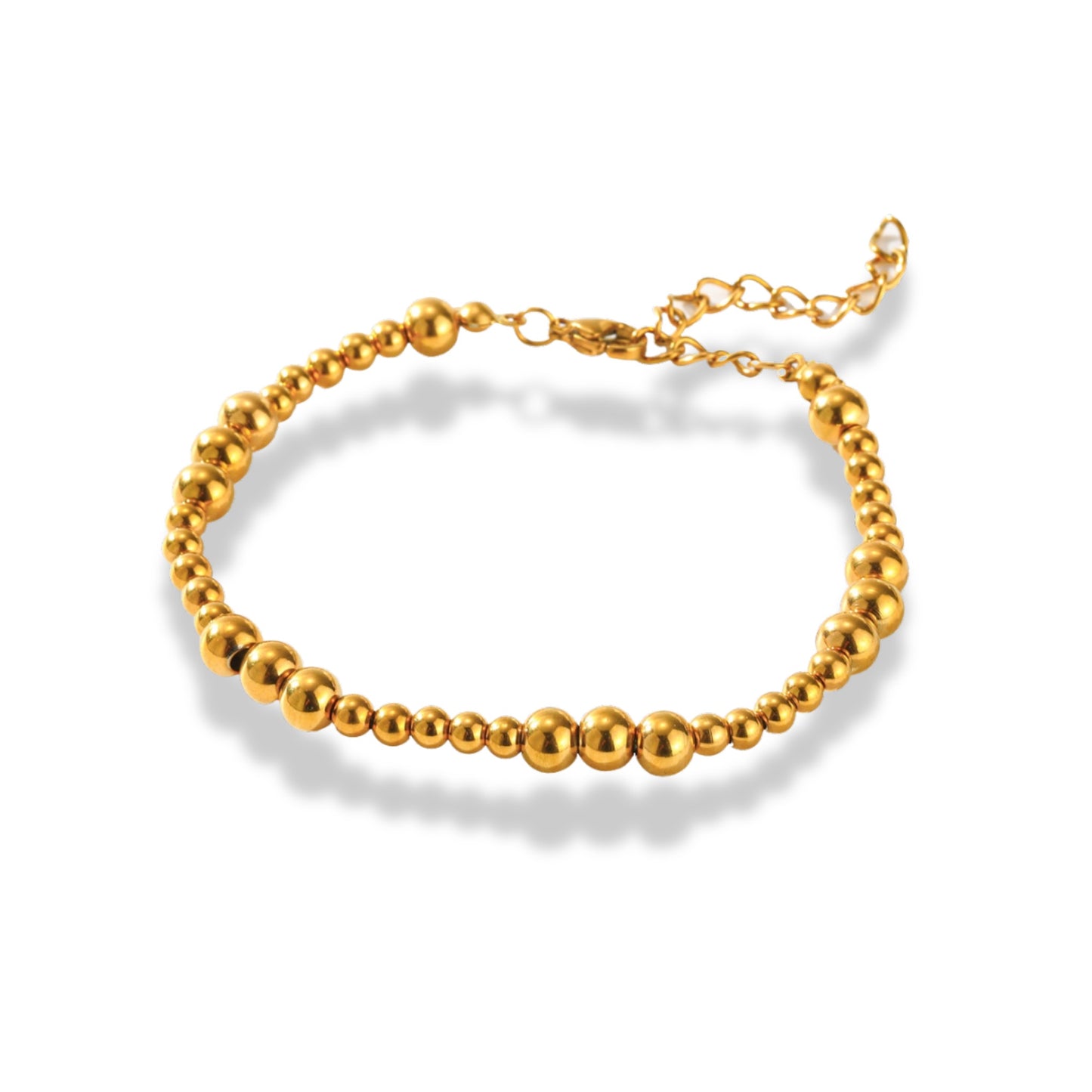 Pulsera de bolitas pequeñas y mediana