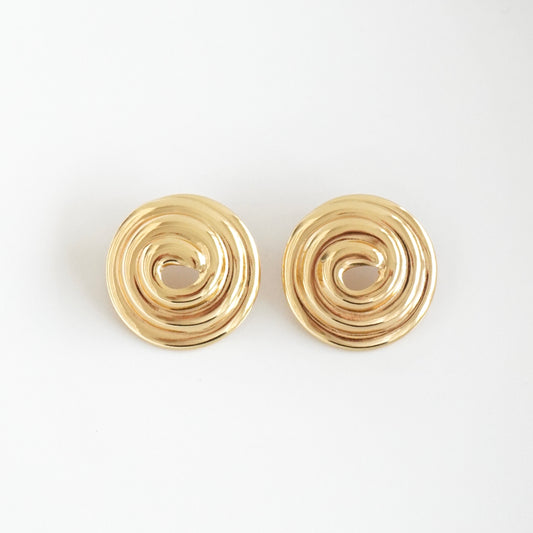 Aretes círculo espiral