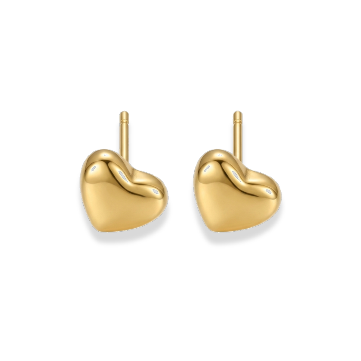 Aretes de corazón pequeño