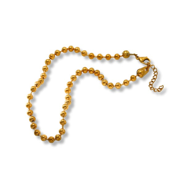 Cadena con bolitas separadas