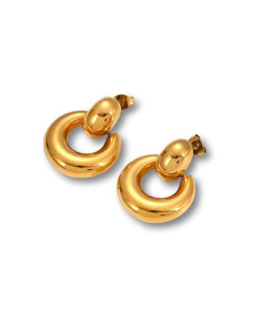 Aretes chunky colgantes