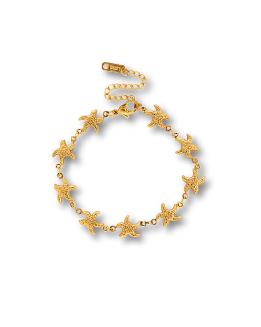 Pulsera con estrellas de mar minis
