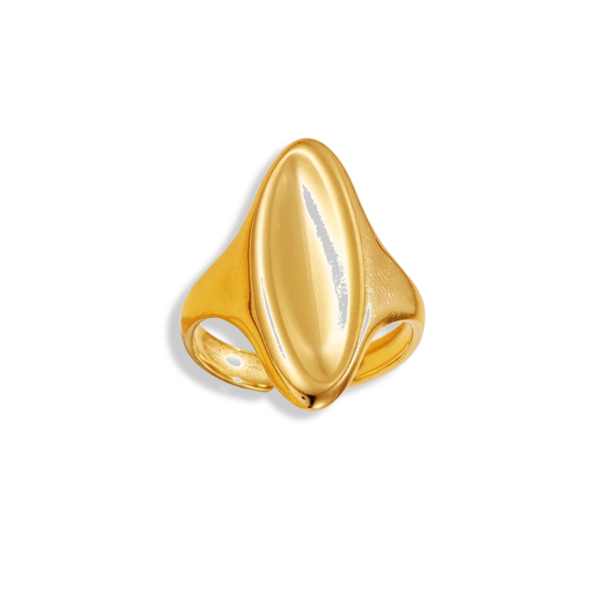 Anillo óvalo chunky
