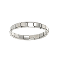 Pulsera italiana plateada