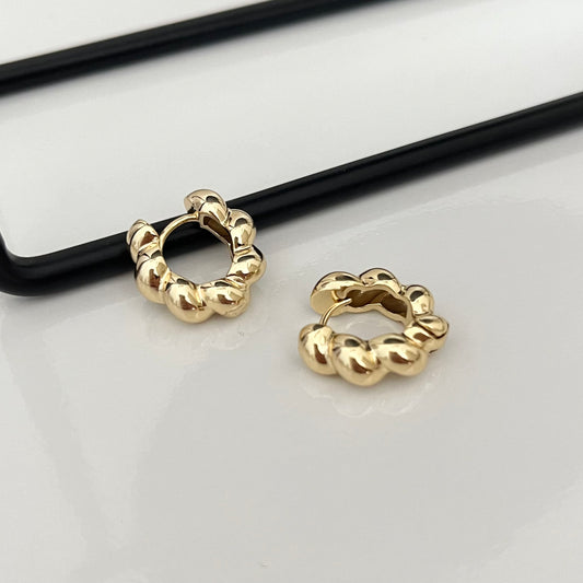 Hoops mini trenzadas