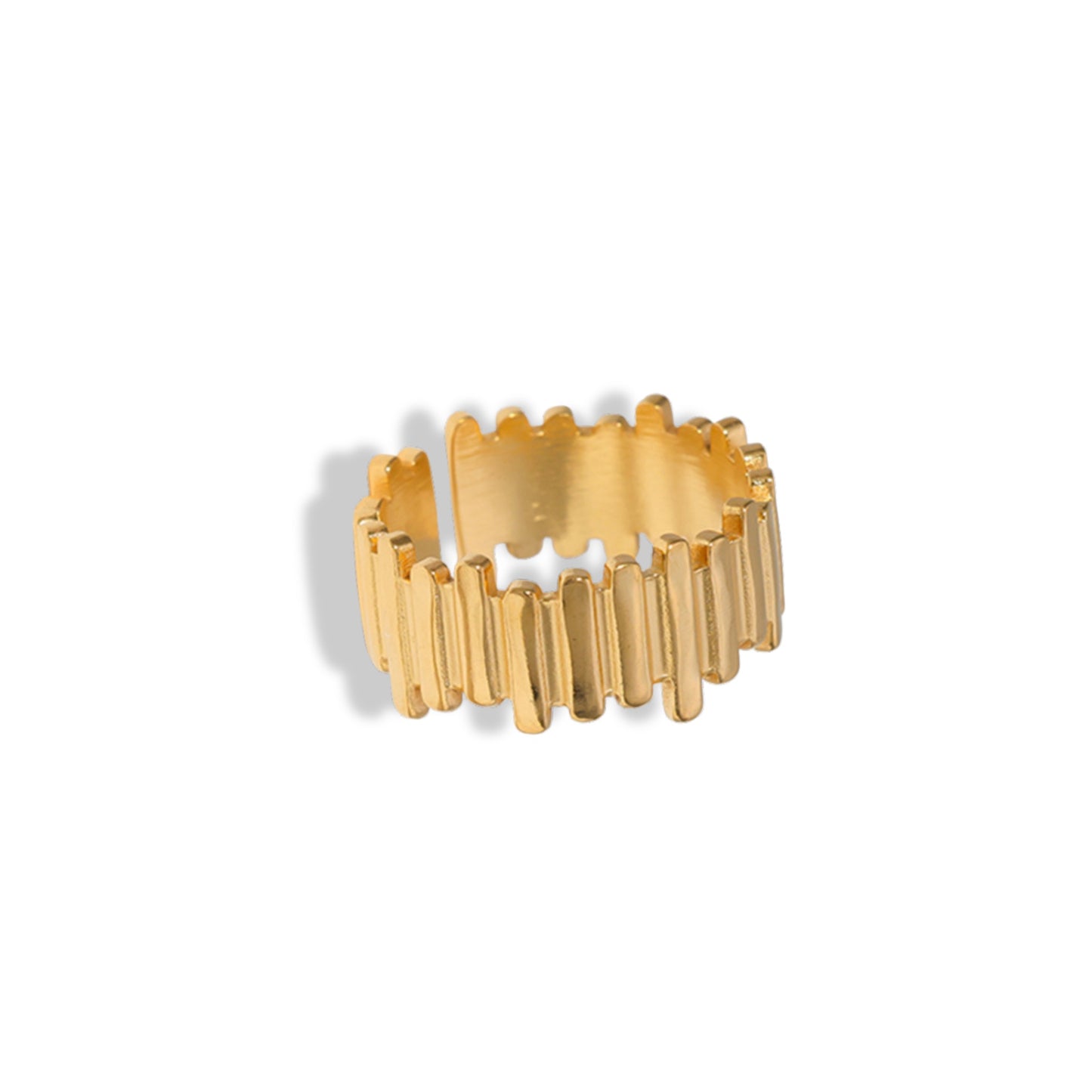 Anillo de líneas de acero inoxidable