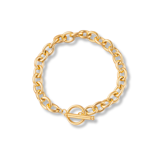 Pulsera de eslabones y broche