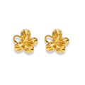 Aretes de flor pétalo hueco