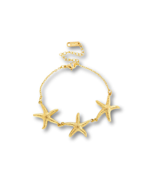 Pulsera 3 estrellas de mar