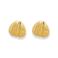 Aretes tipo concha chunky