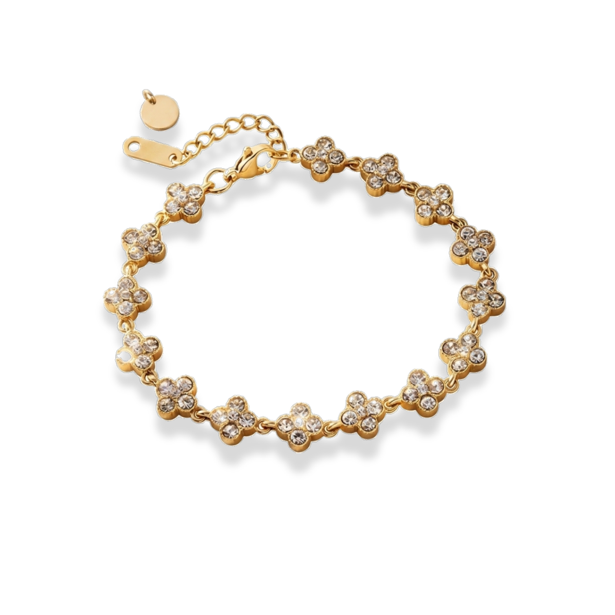 Pulsera en forma de flor