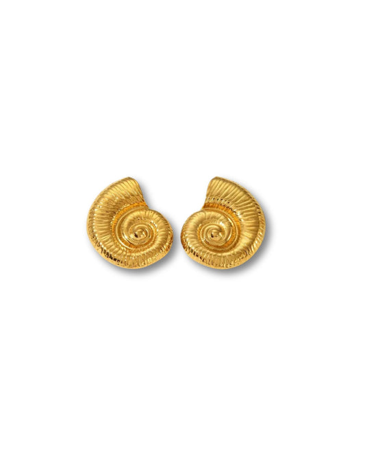 Aretes caracol chunky