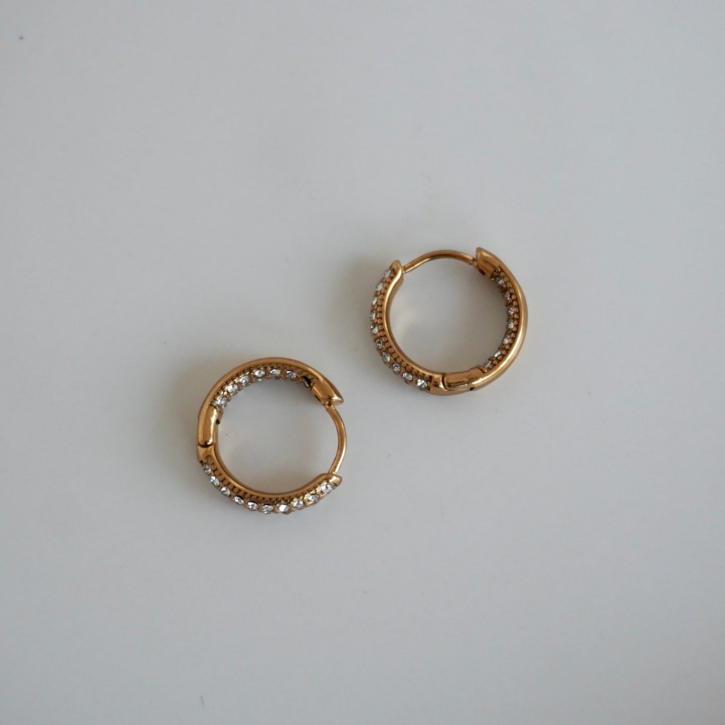 Hoops mini con zirconias