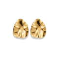 Aretes en forma de gota grande con textura