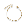 Pulsera lisa con bolitas