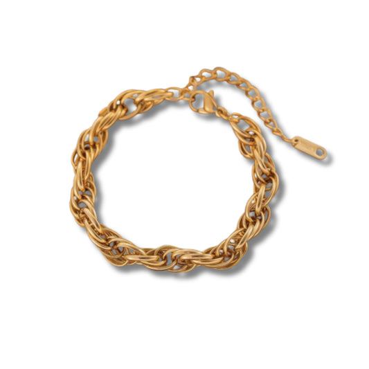 Pulsera tipo torzal chunky