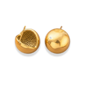 Aretes de media esfera