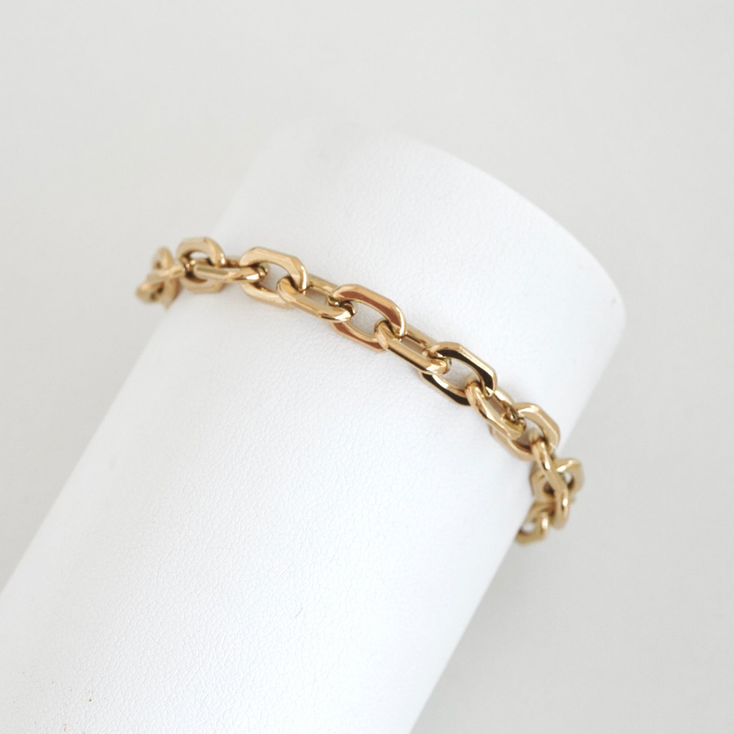 Pulsera eslabones corazón de perla