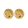 Aretes redondos remolinos