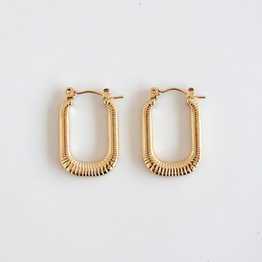 Hoops ovaladas con textura