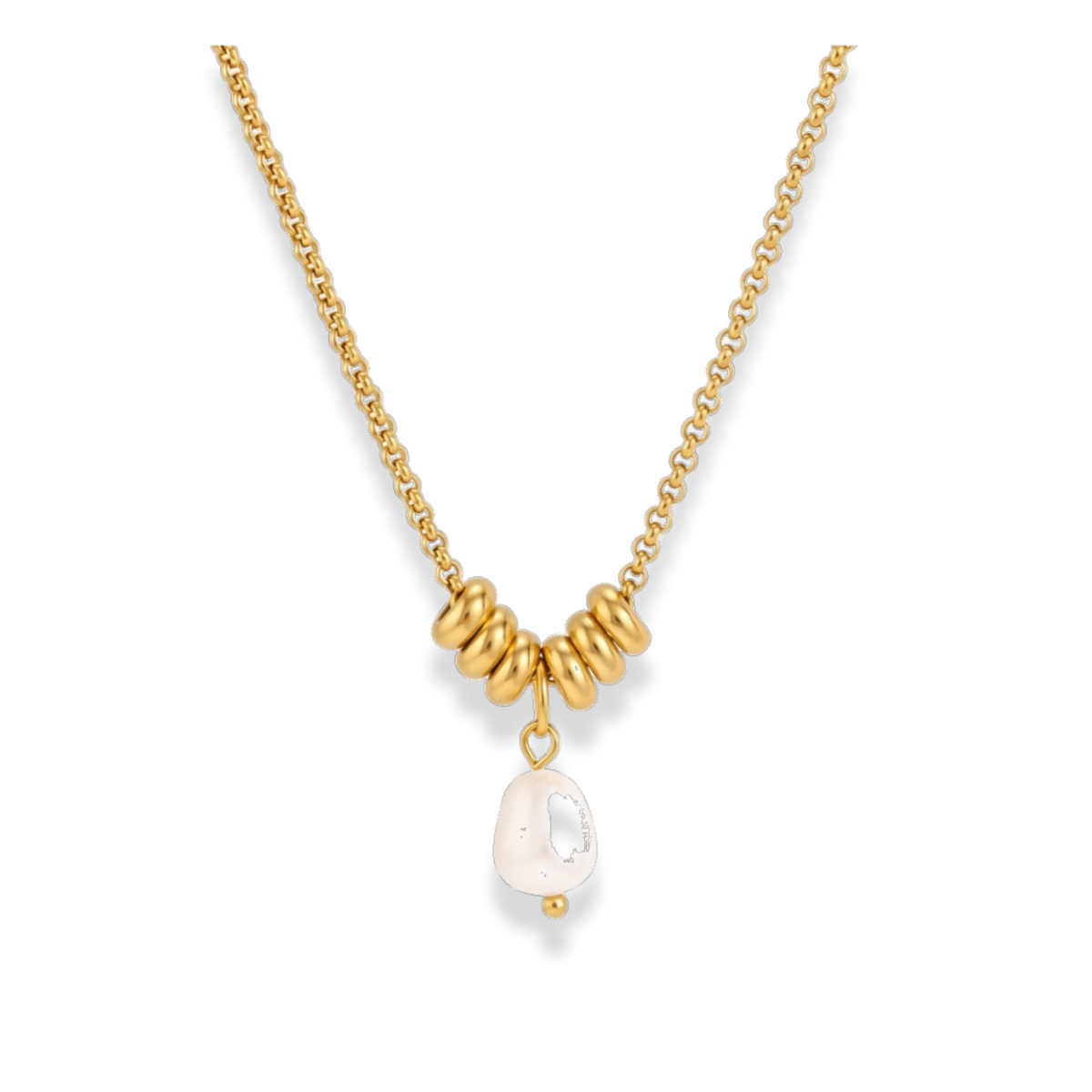 Cadena con dije de perla