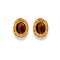 Aretes versátiles piedra café