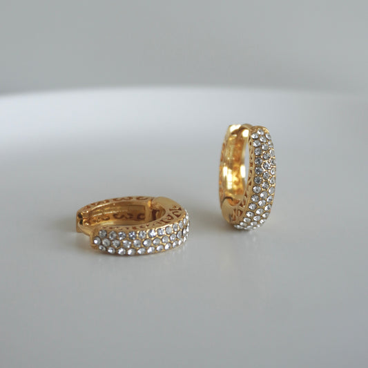 Hoops canasta zirconias