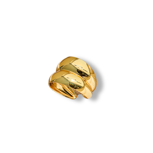 Anillo doble chunky