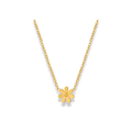 Cadena con dije de flor margarita