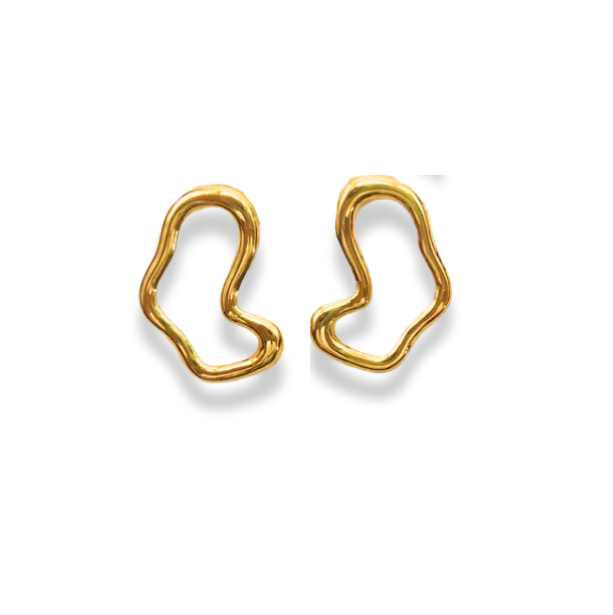 Aretes huecos ondeados
