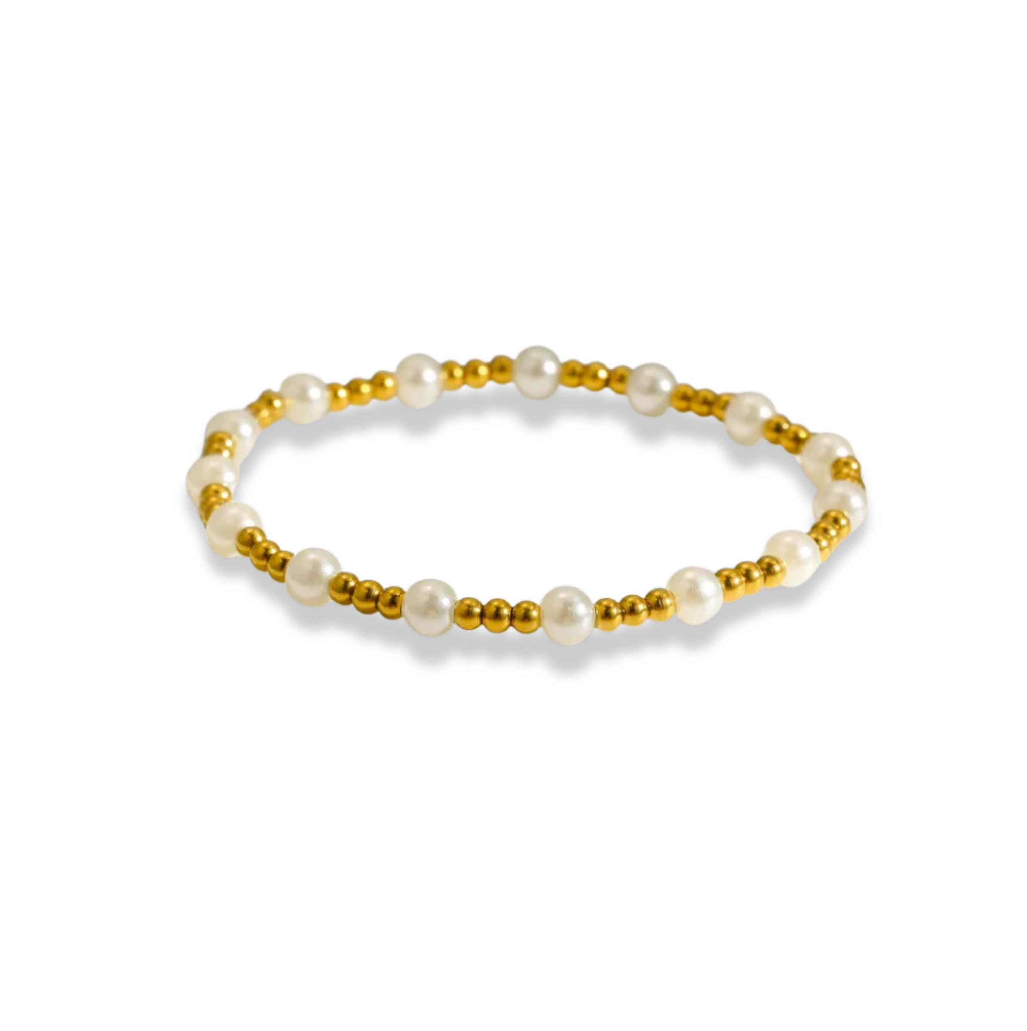Pulsera bolitas y perla