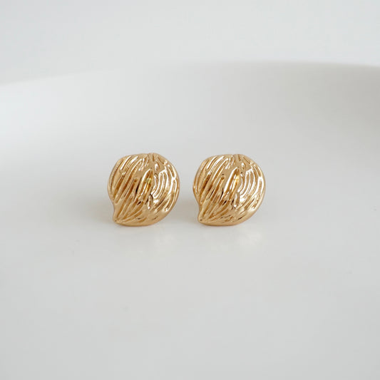 Aretes texturizados mini