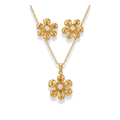 Set de flores con perla