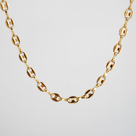 Collar eslabones dorados