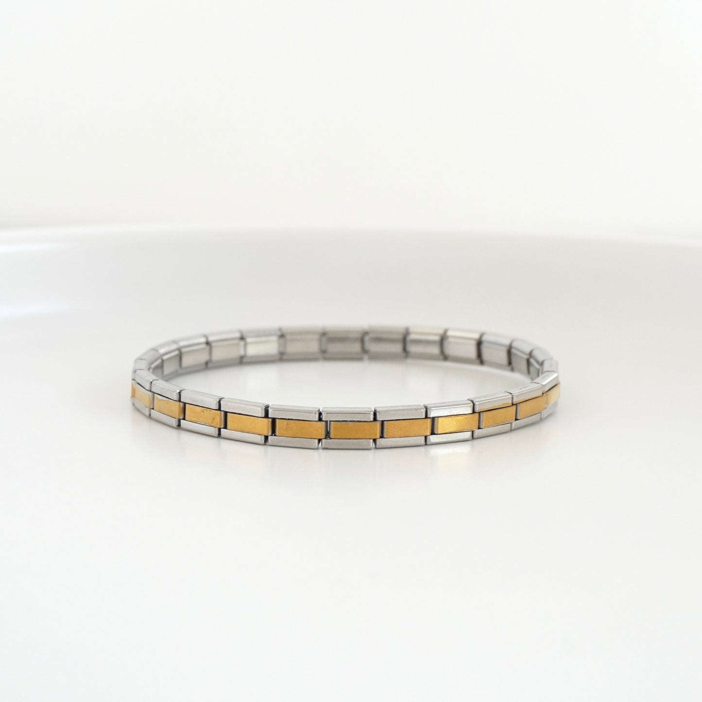 Pulsera italiana bicolor mini