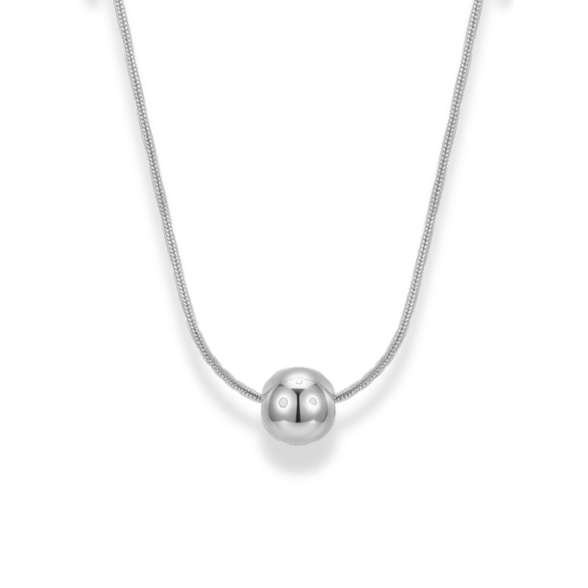 Cadena con dije de esfera pequeña