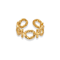 Anillo ovalados entrelazados