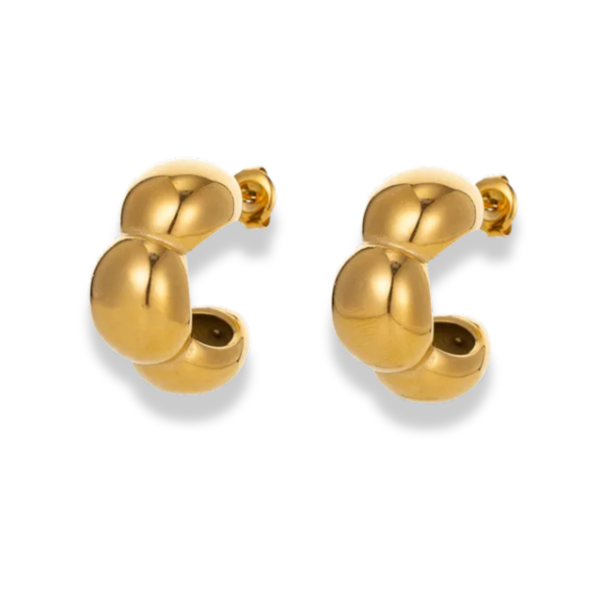 Hoops chunky tipo flor